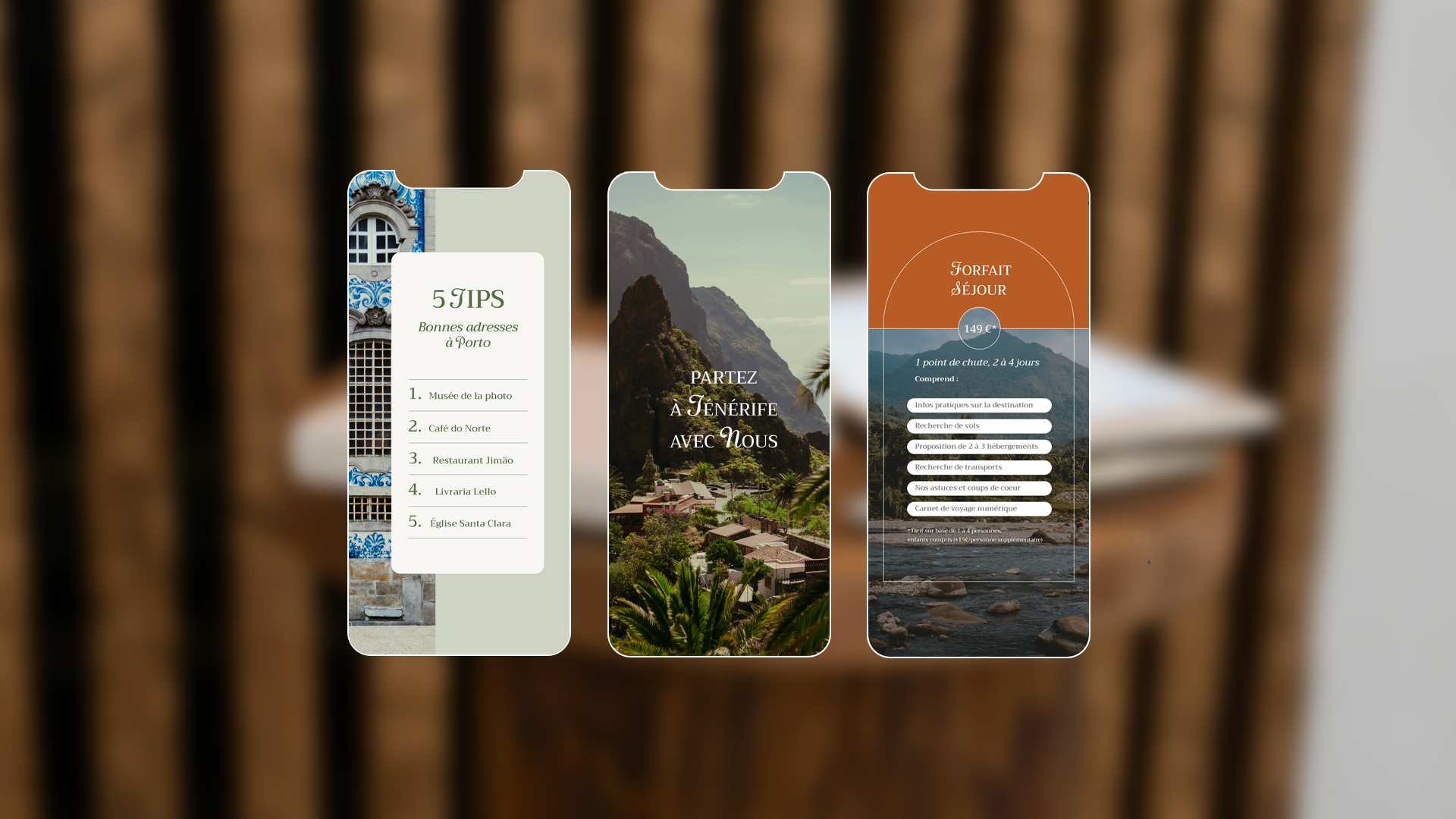 Stories Instagram — déclinaisons sur mobile