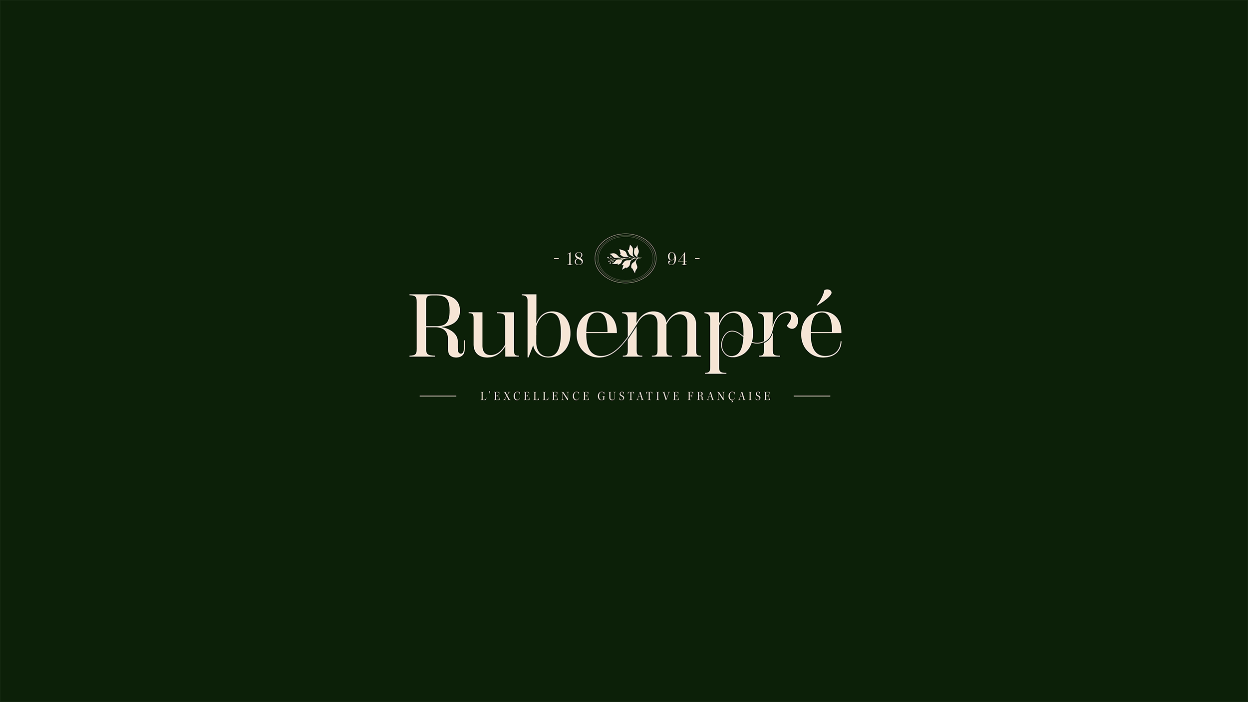 Logo Rubempré — 1894, l'excellence gustative française